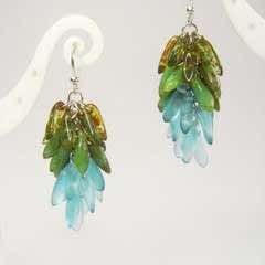 Dangling Cluster Earrings