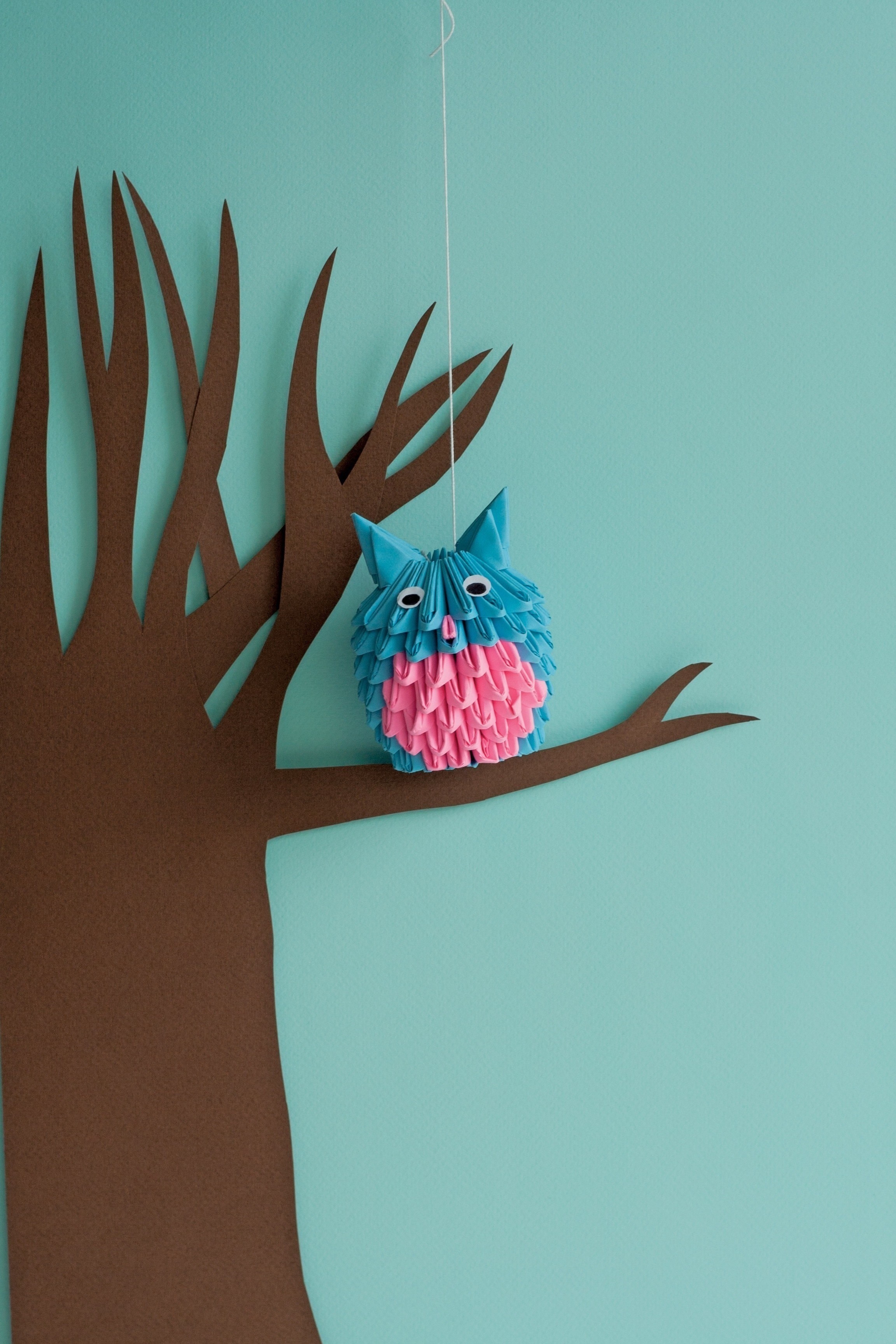 3 D Origami Owl · Extract from 3D Origami Fun! by Stephanie Martyn