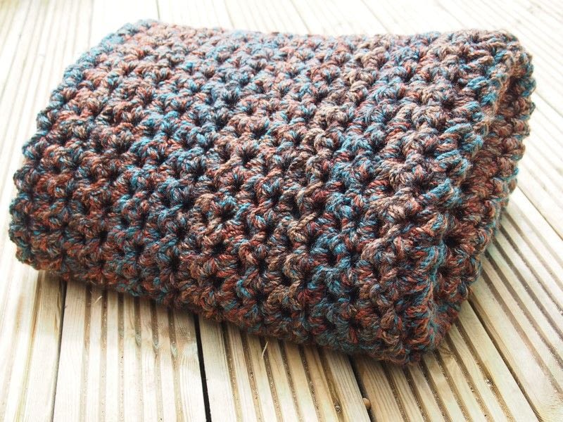 Big Hook Chunky Blanket · How To Stitch A Knit Or Crochet Blanket