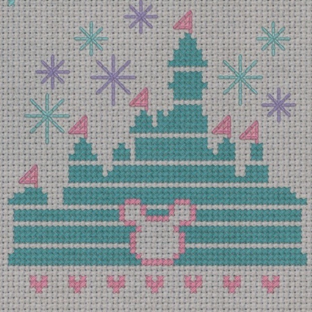 Magical Disney Castle Cross Stitch · How To Cross Stitch · Needlework on Cut Out + Keep