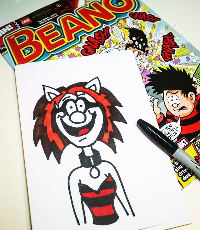 Beano Style Crafterella · How To Draw & Paint A Piece Of Character Art