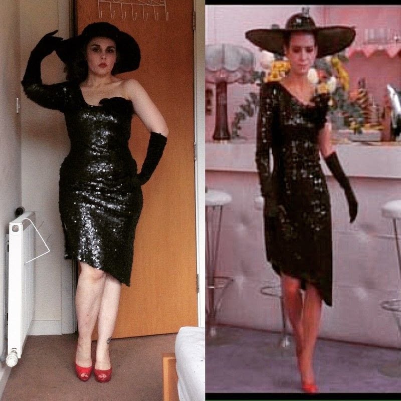 Shock Treatment Little Black Dress · An Chracter Costume · Sewing on