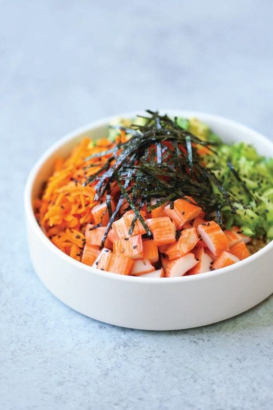 California Roll Bowls · Extract from Damn Delicious by Chungah Rhee