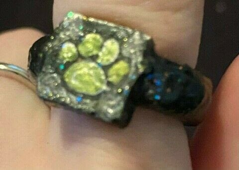 From the world of "Miraculous: the adventures of LadyBug and Chat Noir" .  Make a resin ring in under 120 minutes by creating, drawing, constructing, embellishing, and jewelrymaking with uv resin, acrylic paint, and dotting tool. Inspired by tv shows and anime & manga. Creation posted by Kin Dragon.  in the Jewelry section Difficulty: 3/5. Cost: No cost.