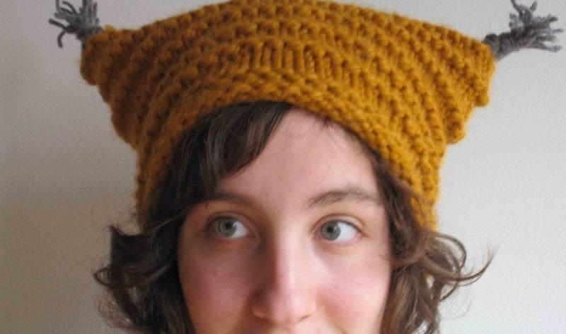Silly Hat · A Novelty Hat · Knitting on Cut Out + Keep · Creation by Eva