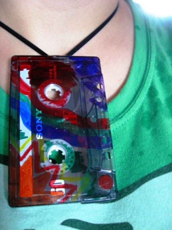 Mixtape Necklace · How To Make A Cassette Tape Pendant · Jewelry Making