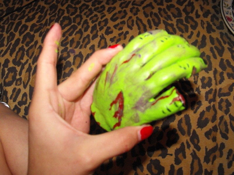 Zombie Hand · A Clay Zombie · Molding on Cut Out + Keep · Creation by