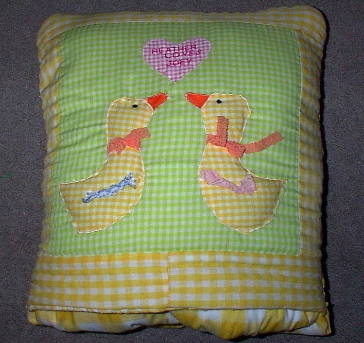 "Gingham Goose" Quillow · A Patchwork Quilt · Patchwork & Quilting on