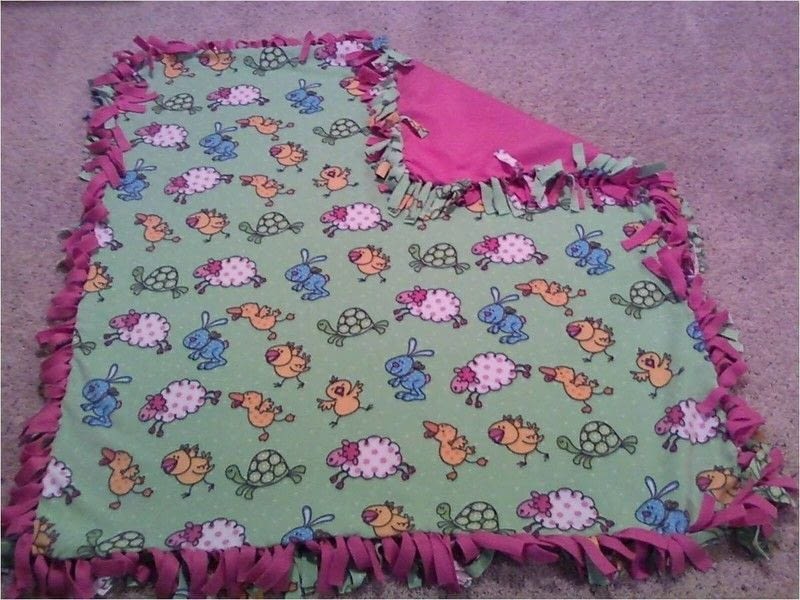 No Sew Fringe Fleece Blanket · A Fleece Blanket · Version by Kristy S.