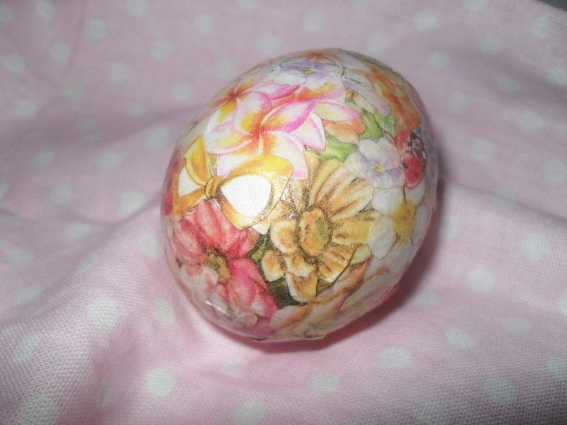 Decoupage Egg · How To Make A Decorative Egg · Decoupage on Cut Out + Keep