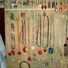 Handcarved And Beaded Jewelry