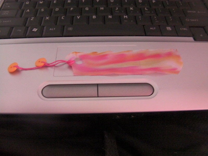 Crazy Glue Bookmark! · A Recycled Bookmark · Version by Sweet Maisy