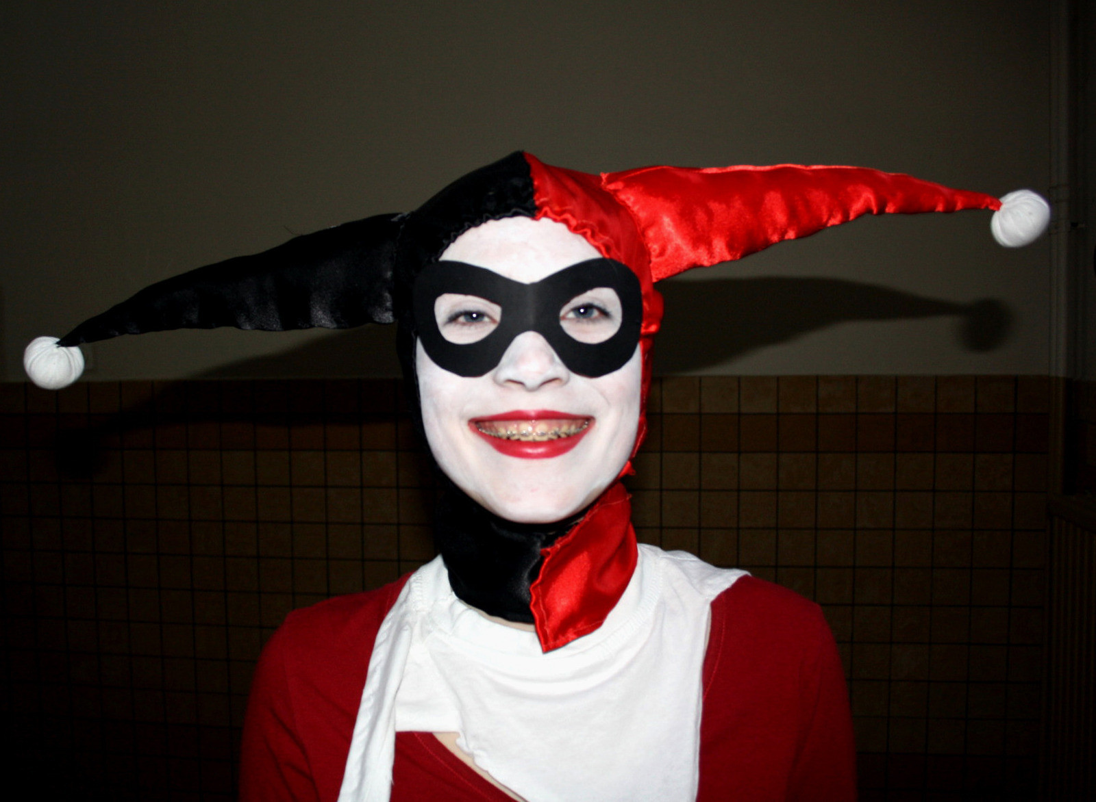 Harley Quinn Hat · A Jester Hat · Sewing on Cut Out + Keep · Creation by