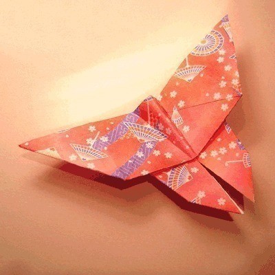 How To Make an Easy Origami Butterfly (in 3 MINUTES!) 