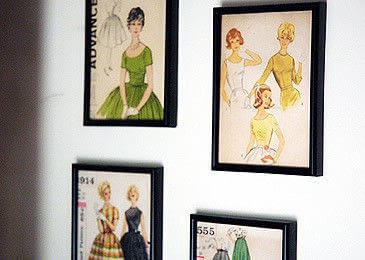 Vintage Sewing Pattern Art  Vintage sewing patterns, Vintage