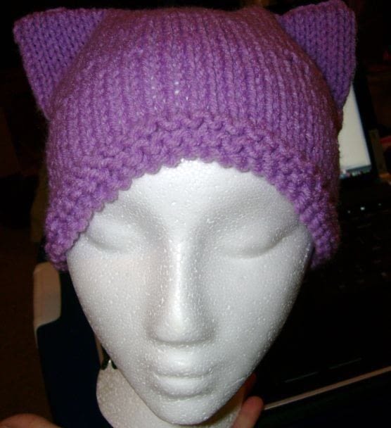The Easiest Kitty Hat You Will Ever Knit. ? How To Make An Animal Hat ? Knitt...