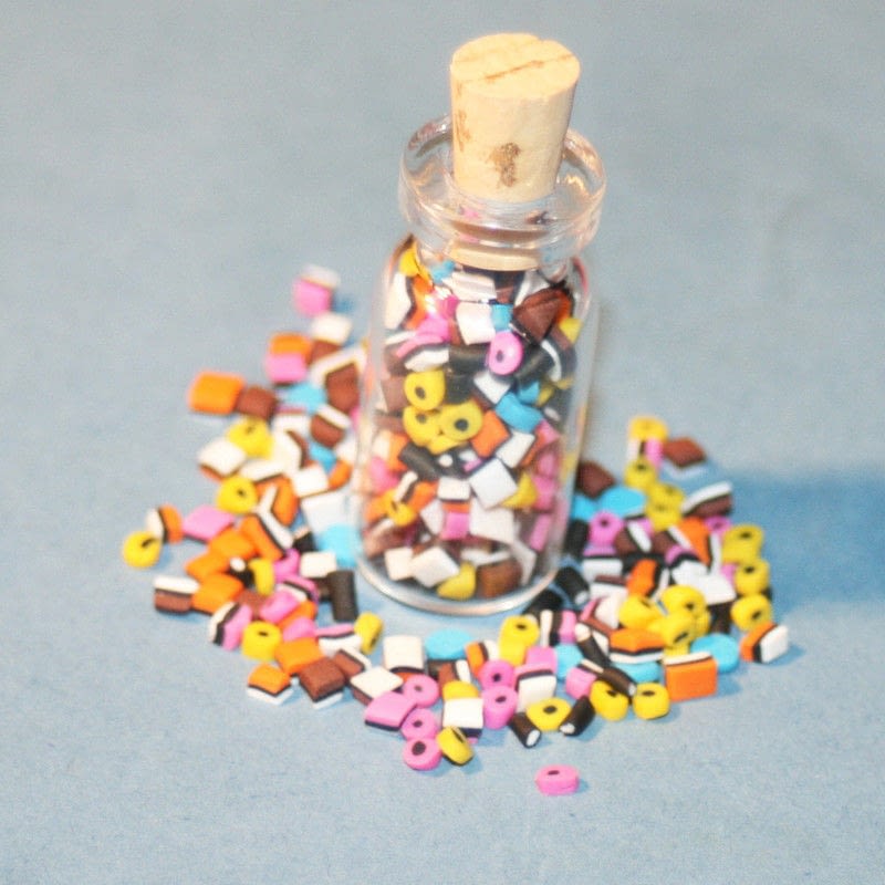 Miniature Liquorice Allsorts I Made · A Piece Of Clay Food · Molding on