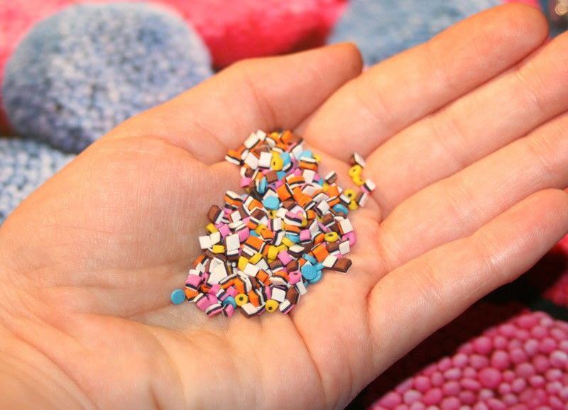 Miniature Liquorice Allsorts I Made · A Piece Of Clay Food · Molding on