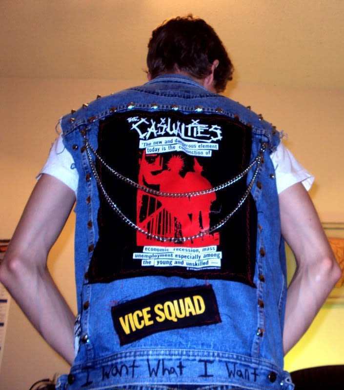 Punk Denim Vest · A Vest / Waistcoat · Dressmaking on Cut Out + Keep