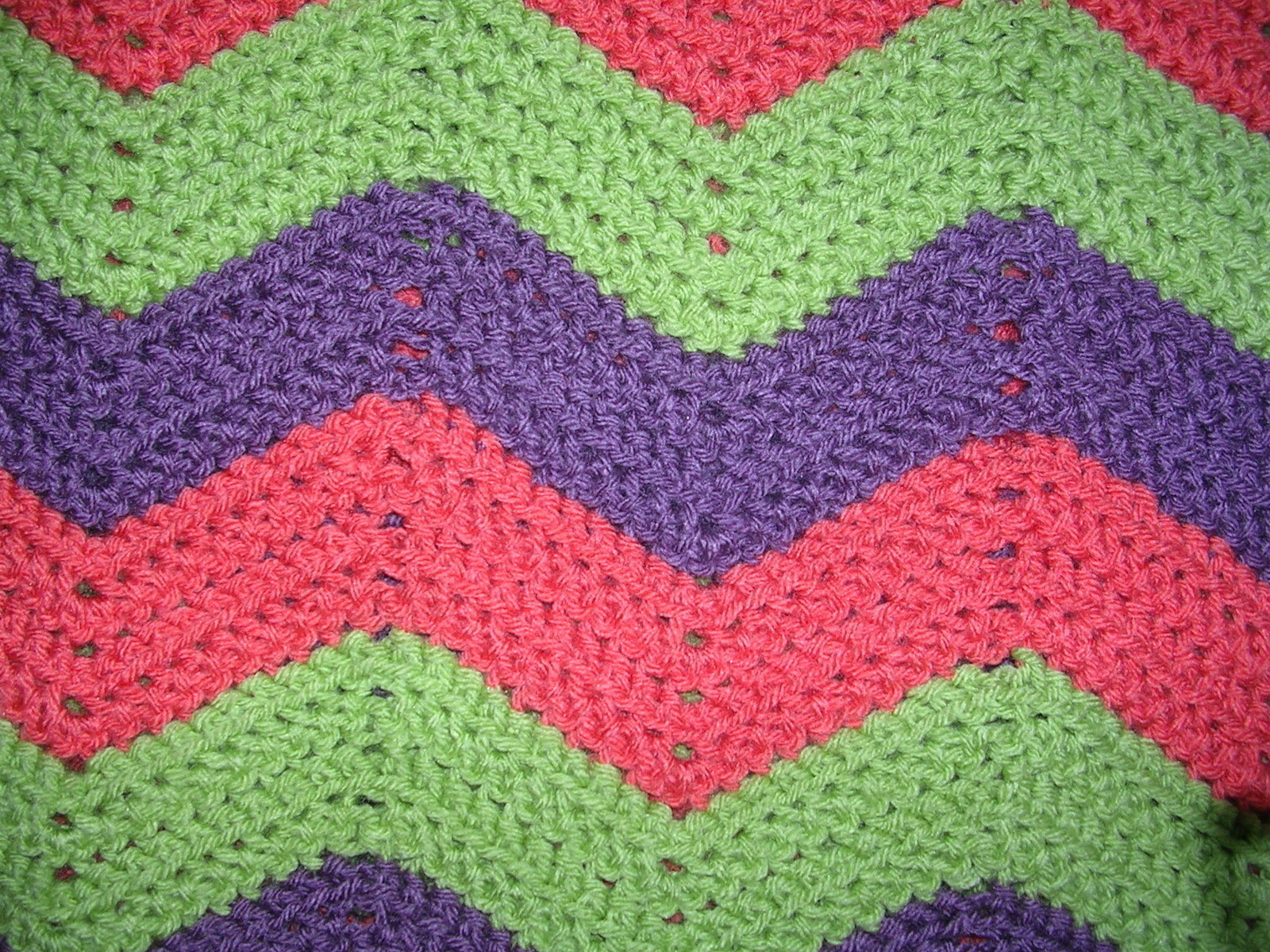 Zig Zag Afghan · How To Stitch A Knit Or Crochet Blanket · Crochet on