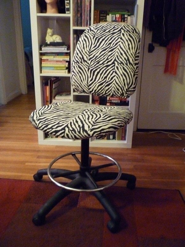 Ugly Office Chair Made Chic · A Work Chair · Upholstery on Cut Out + Keep