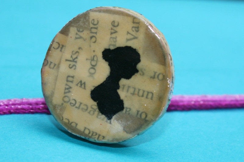 Paper Mâché Ring · A Paper Ring · Version by ale_corason