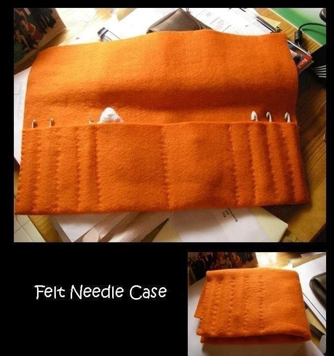 Felt Needle Case · A Roll Up Pouch · Sewing on Cut Out + Keep