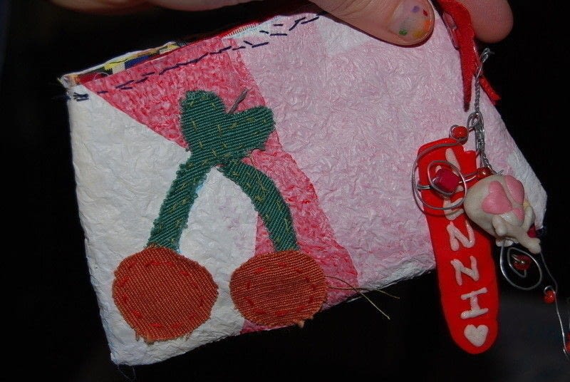 Plastic Bag Coin Purse · A Plastic Bag Pouch · Fusing and Sewing on Cut