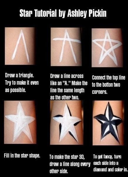 Face Paint A Star · How To Create A Face Painting · MakeUp Techniques ...