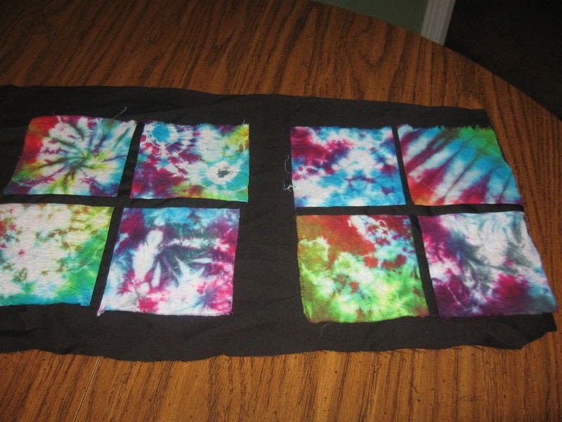 Tie Dye Quilt · A Patchwork Quilt · Dyeing and Patchwork & Quilting on