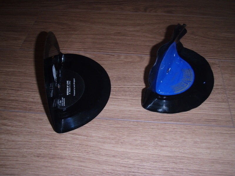 Vinyl Record Bookends · How To Make A Book End · Construction on Cut