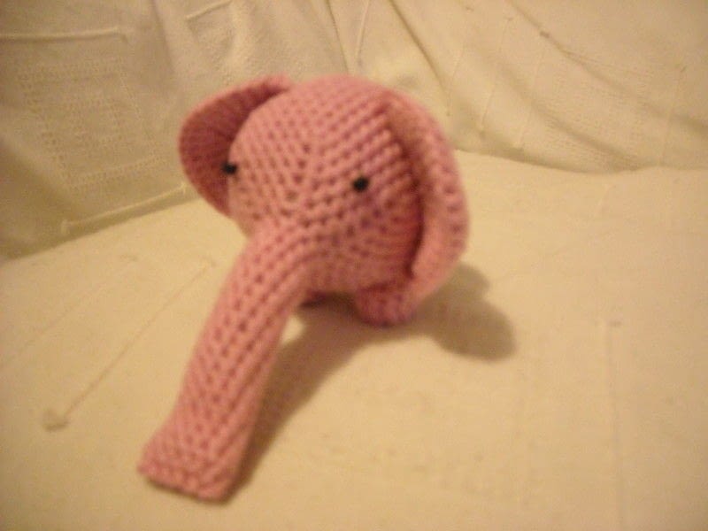 Crochet Amigurumi Pink Elephant ? An Elephant Plushie ...