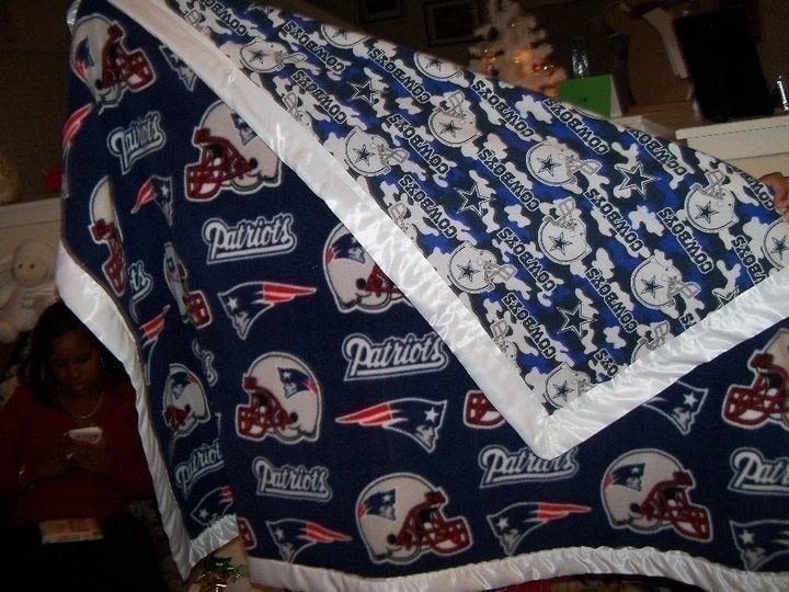 Nfl Two Team 2 Sided Blanket · A Quilted Blanket · Sewing on Cut Out + Keep