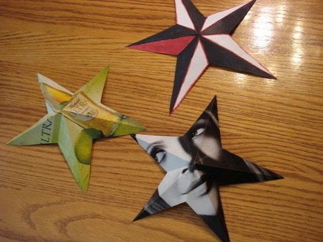 How to make perfect paper stars everytime! .  Free tutorial with pictures on how to fold an origami shape in under 5 minutes by paper folding and paper folding with scissors, paper, and pens. Inspired by nautical, shapes, and stars. How To posted by Jenny Bones. Difficulty: Easy. Cost: No cost. Steps: 11