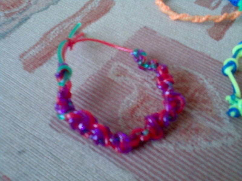 Scooby Bracelets! · How To Make A Plastic Bracelet · Weaving on Cut Out