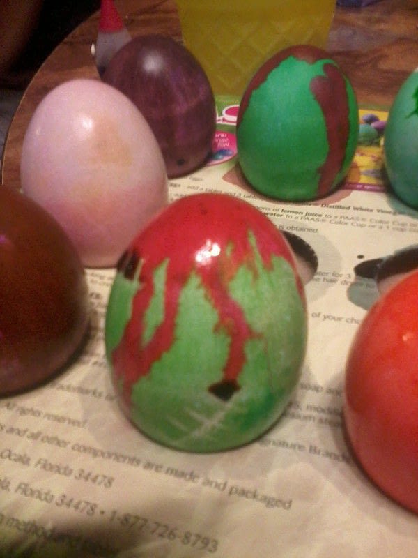 Zombie Easter Egg · A Decorative Egg · Dyeing, Printing, and Decorating