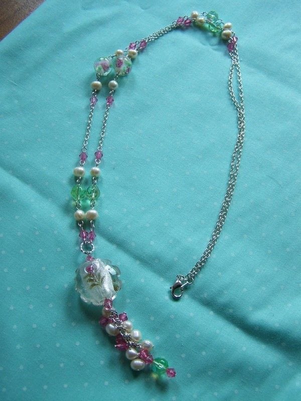 Spring Garden Necklace · A Beaded Necklace · Jewelry Making and