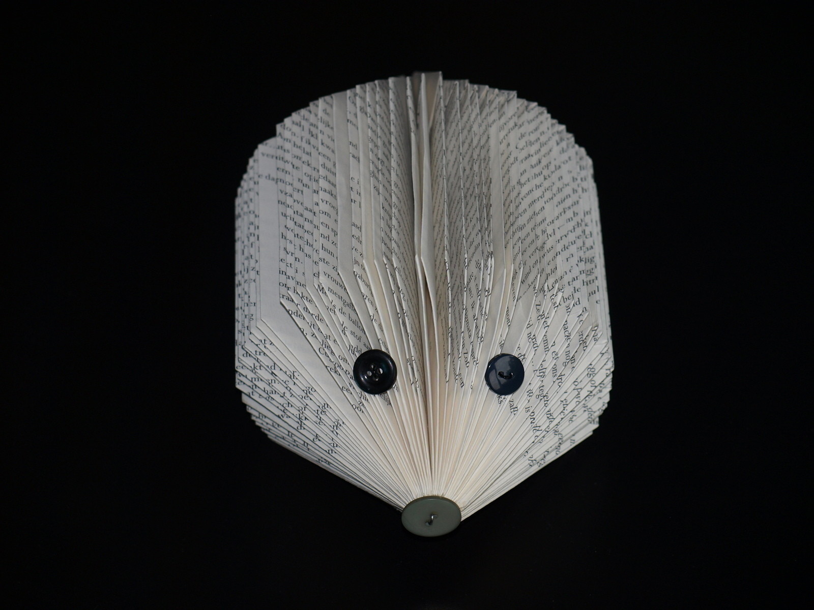 How to Make An Adorable Paperback Book Hedgehog