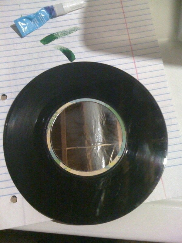 Vinyl Mirror · How To Make A Wall Mirror · How To by Miss.Jackie.Ann