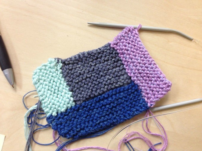How To Pick Up Stitches For A Log Cabin Blanket ? How To Knit ? Yarncraft on ...