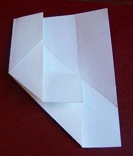 How to make dice. Origami Dice - Step 4