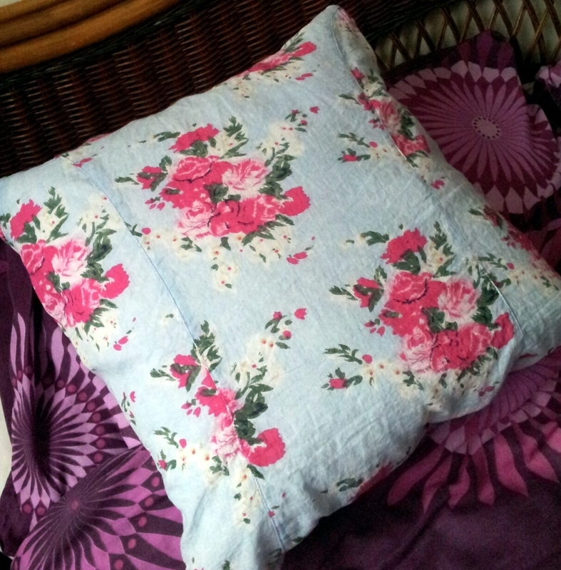 Shirt Cushion Cover · How To Make A Recycled Cushion · Sewing and