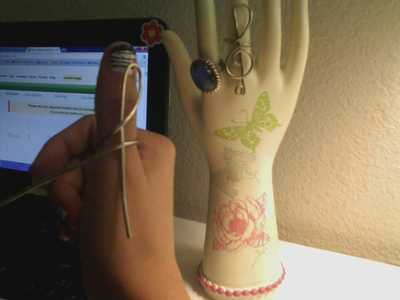 How to make a trebel clef wire ring. Treble Clef Ring  - Step 5
