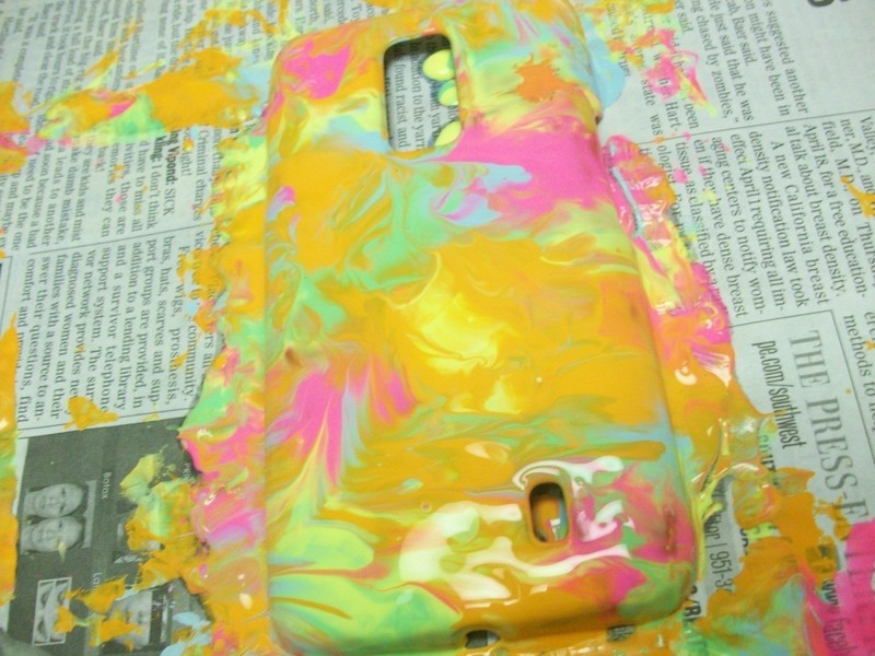 Tie Dye Phone Case · How To Decorate A Painted Case · Home + DIY on Cut